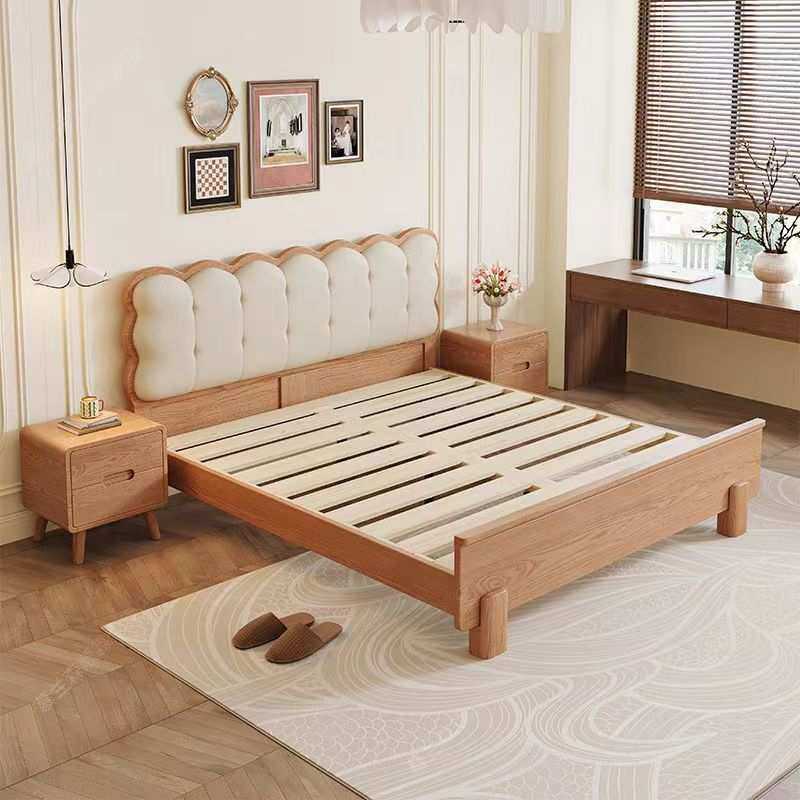 白蜡木实木床中古风1.8米单双人床主卧家用1.5米奶油风软靠婚床,玩具/童车/益智/积木/模型,毛绒/玩偶/公仔/布艺类玩具,淘宝优惠券,粉丝福利购,淘宝优惠卷