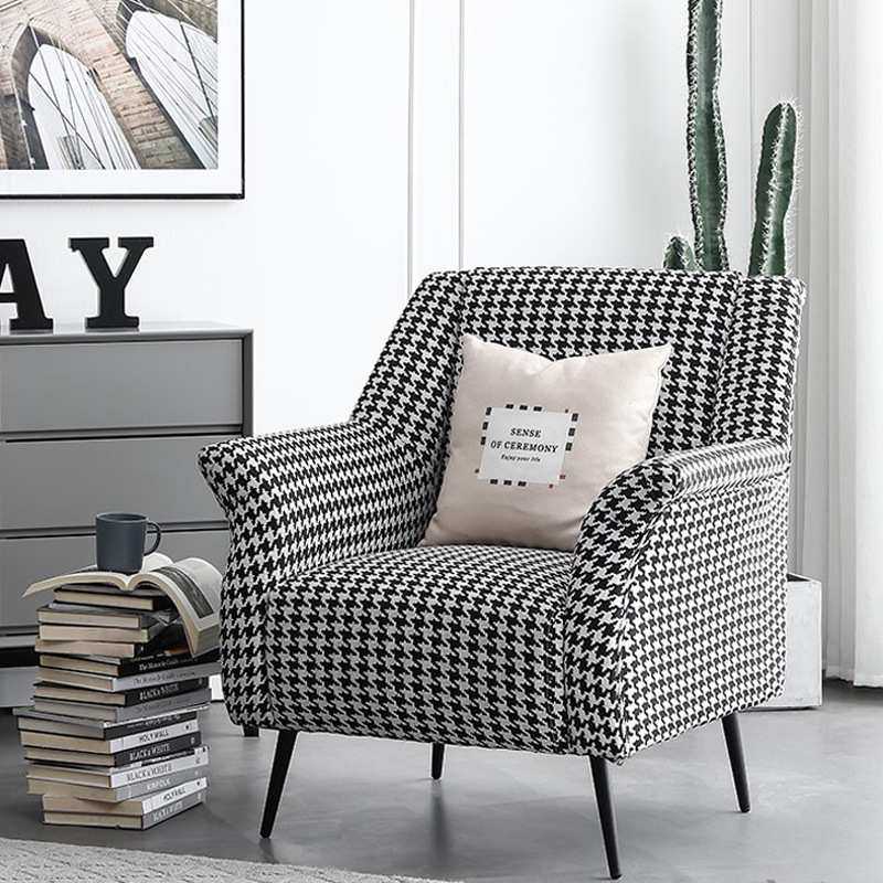 北美乡村沙发椅简约设计网红千鸟格客厅卧室休闲老虎椅美甲店,玩具/童车/益智/积木/模型,毛绒/玩偶/公仔/布艺类玩具,淘宝优惠券,粉丝福利购,淘宝优惠卷