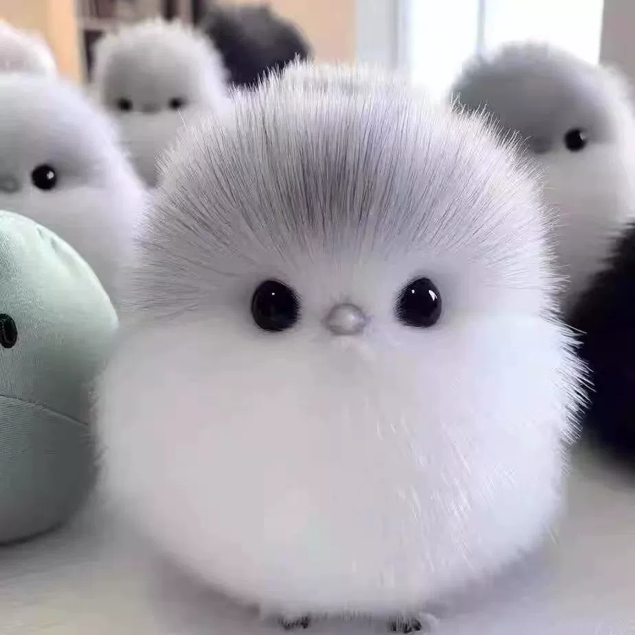 小鸟毛绒玩偶小肥啾玩具生日礼物可爱公仔背包钥匙扣女生书包挂件