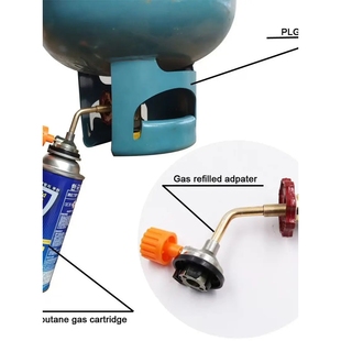 卡式气罐充气阀户外长气罐充气接头转换接头野营瓦斯罐充气装置