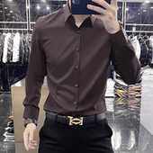 stars 男装 意奢高定液氨 衬衫 上衣 秋夏丝光免烫无痕长袖 jermyn