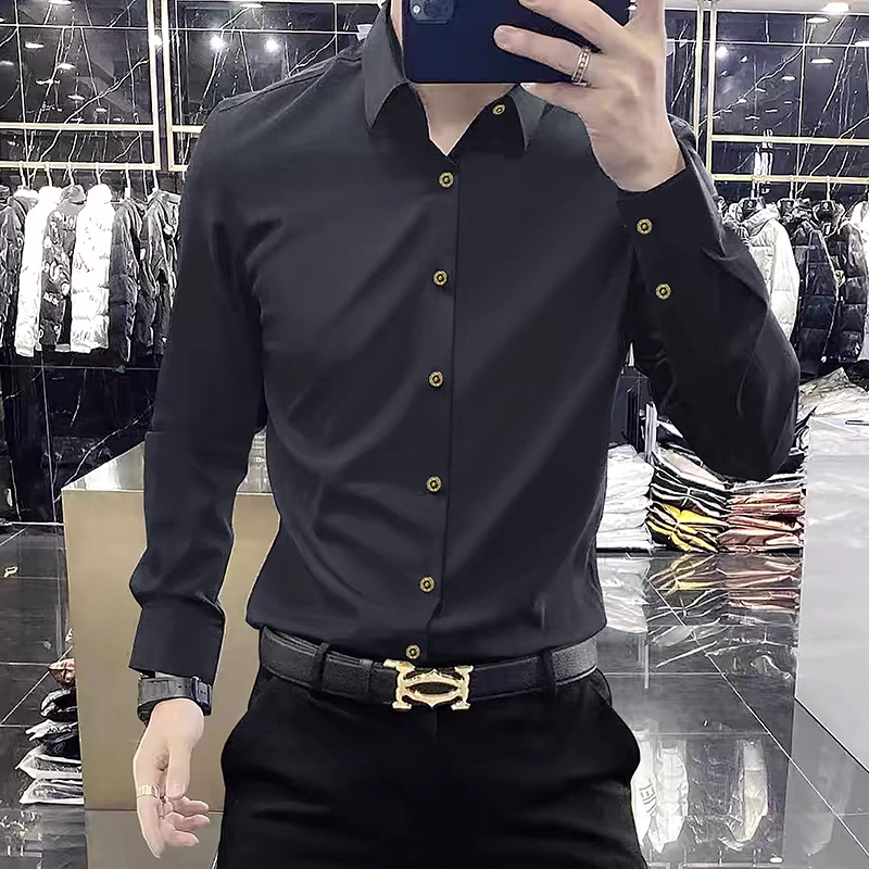 JERMYNATUREL丝光免烫无痕衬衫