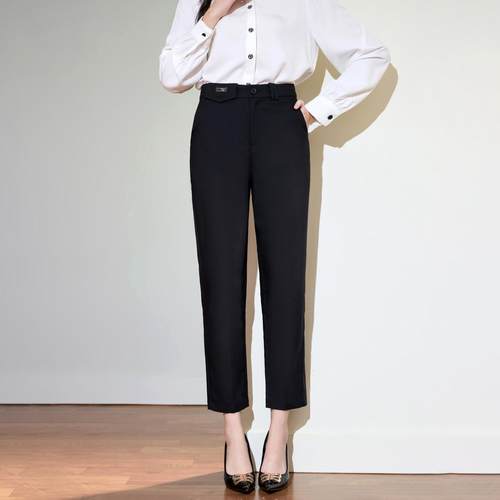 诗萌职场通勤小个子九分裤