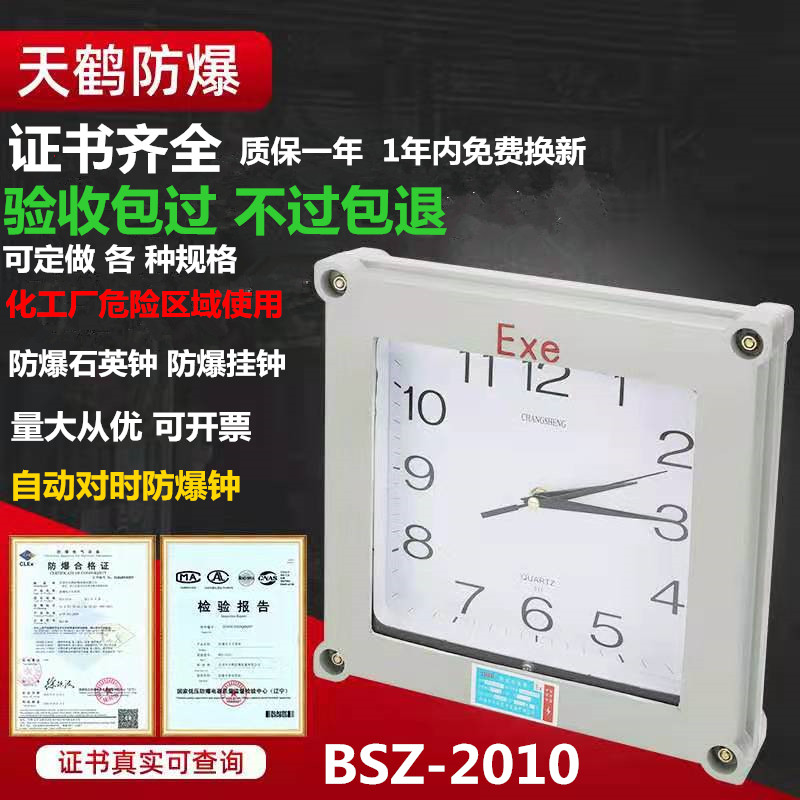 化工车间防爆石英钟 中石化危险专用 防爆接线箱 防爆钟表厂家