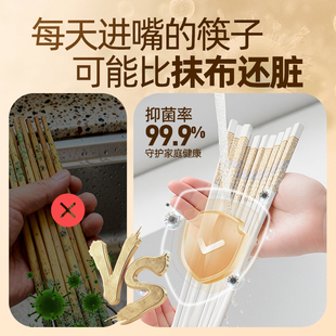 食品级抗菌防霉筷子景德镇陶瓷筷子家用轻奢高级骨瓷筷专人专用