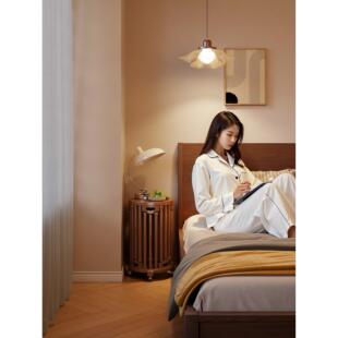 折叠凳六合一堆叠凳实木凳家庭餐椅可折叠客厅圆凳沙发边桌