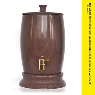 鸣泉石桶木鱼石水桶木鱼石水缸木鱼石净水机饮水机家用4升8升可选