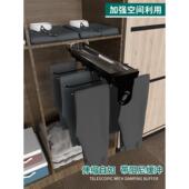 裤 架硬件配 架滑轨存储家庭裤 架衣柜内置顶部安装 可拉出可伸缩裤