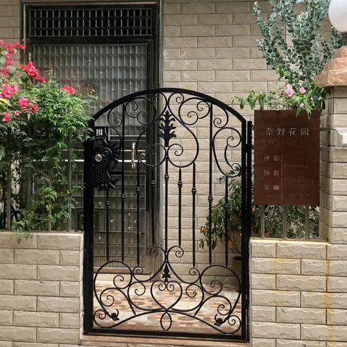 铁艺对开门家用铁门庭院门多村围墙栅栏门花园门入户别墅院子门