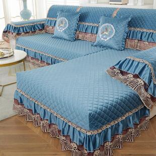 2023新款毛绒沙发垫四季通用防滑高档坐垫子全包欧式沙发套罩冬季