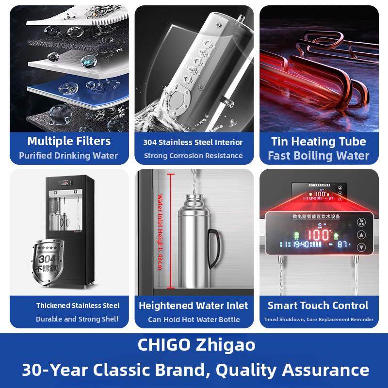 志高净水器商用过滤饮水机加热一体机Ro反渗透沸水直饮机2025新款