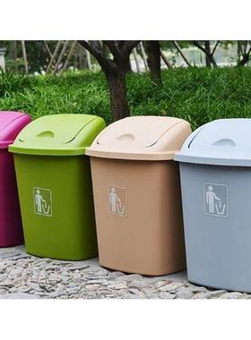 分类垃圾桶大容量30L40L60L户外物业带盖厨房商用家用特大号