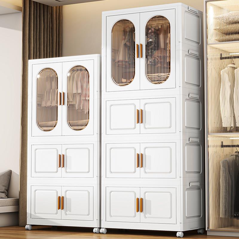免安装儿童衣柜简易衣服收纳柜婴儿小衣橱塑料家用卧室收纳柜