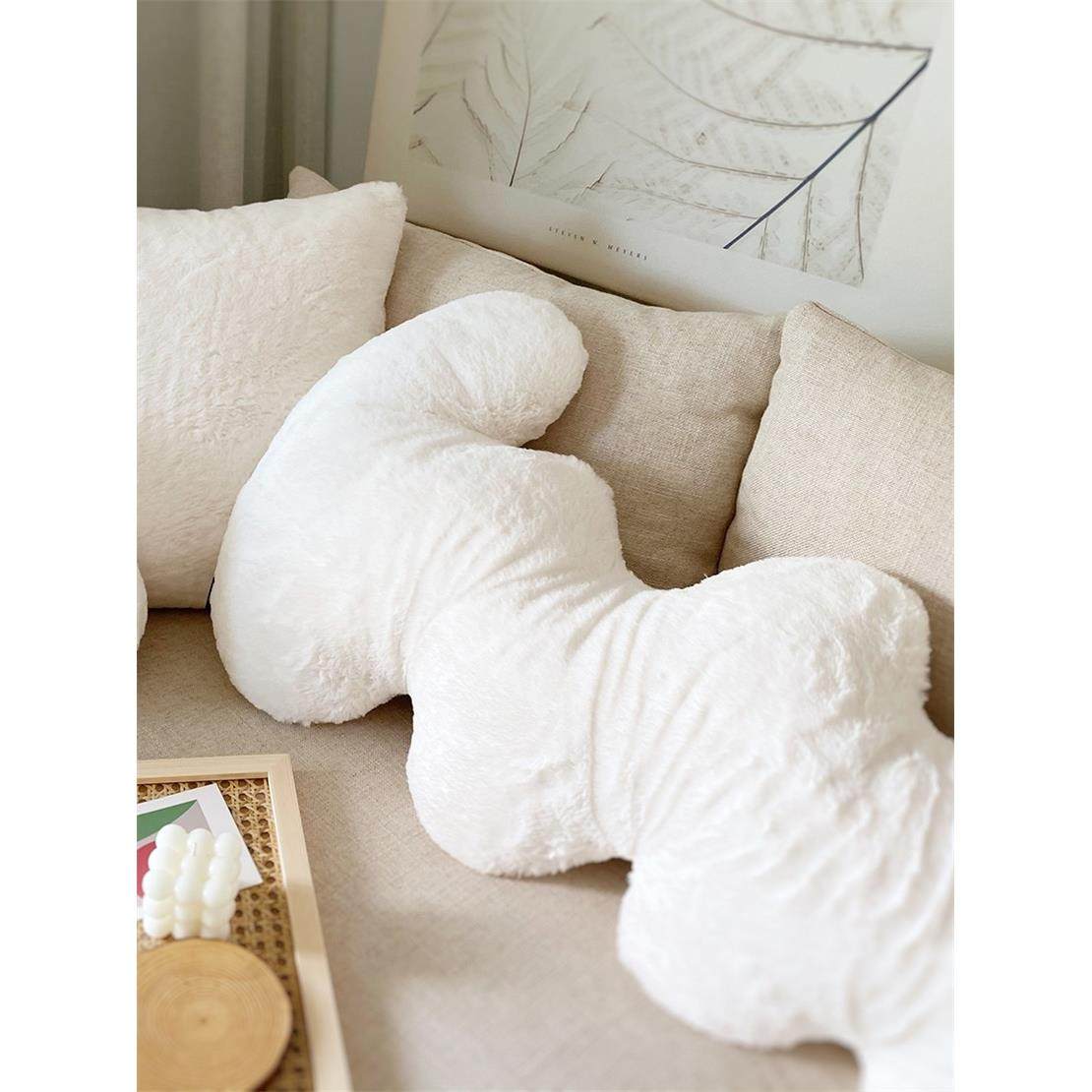 睡觉夹腿女生白色兔毛抱枕床头靠背陪睡靠枕沙发床头靠垫宿舍床靠,居家布艺,靠垫/抱枕,淘宝优惠券,粉丝福利购,淘宝优惠卷