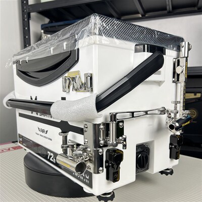 雷臣2900E碳纹钓箱全套搭配仓吉不锈钢配件带四脚升降免安装全新