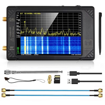新款频谱分析仪4寸触控屏幕ULTRA ProtableSA 32GB 100kHz-5.3GHZ