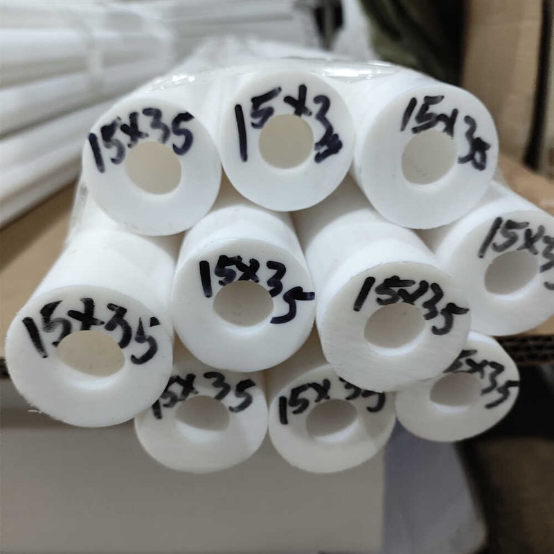 进口白色pom空心管黑色pom管聚甲醛管管件绝缘赛钢管管料硬塑料管