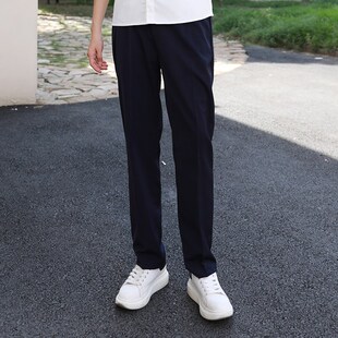朗诵合唱比赛演出服初中高中生小学生运动会藏青长裙毕业班服套装