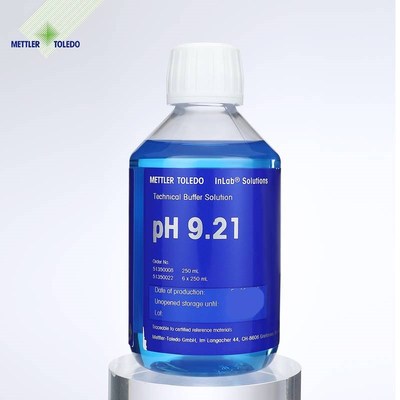 梅特勒托利多pH计缓冲液标准液实验室成品校准液pH4.01/7.00/9.21