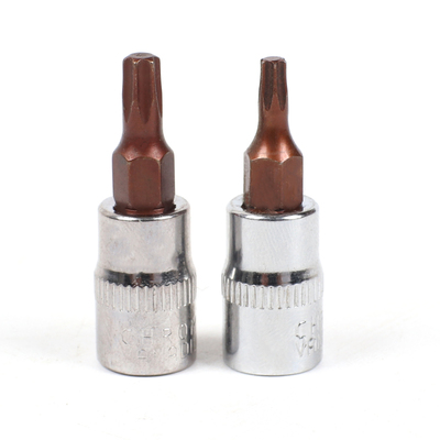 1/4小飞套筒压批头扳手t10 t15 t20 t25 t27 t30 t40梅花压配套头