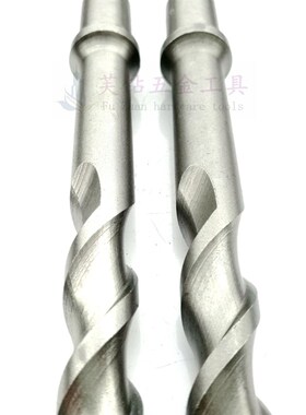 合金一字刃长六角电锤钻头 38E电锤专用穿墙水泥冲击钻600-700mm