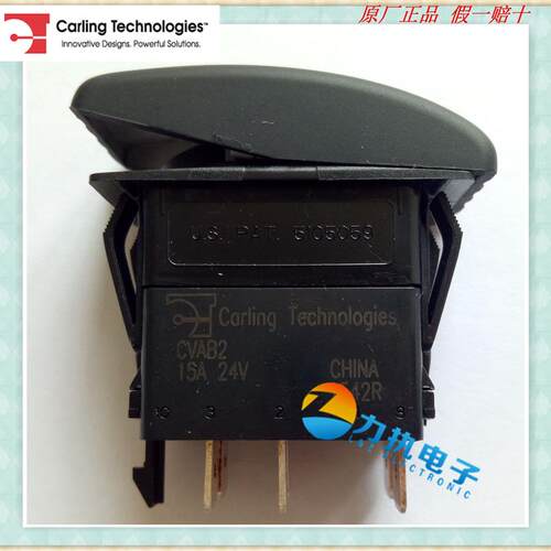 Carling Technologies防水船形开关 IP67防水翘板开关 双极自锁设