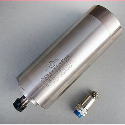 顺通800瓦雕刻机主轴 直径65毫米0.8KW电主轴 雕刻机全套配件价格