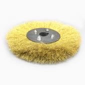 300铜丝轮 除锈轮100 木雕抛光轮 纯铜丝抛光轮 平行铜丝轮