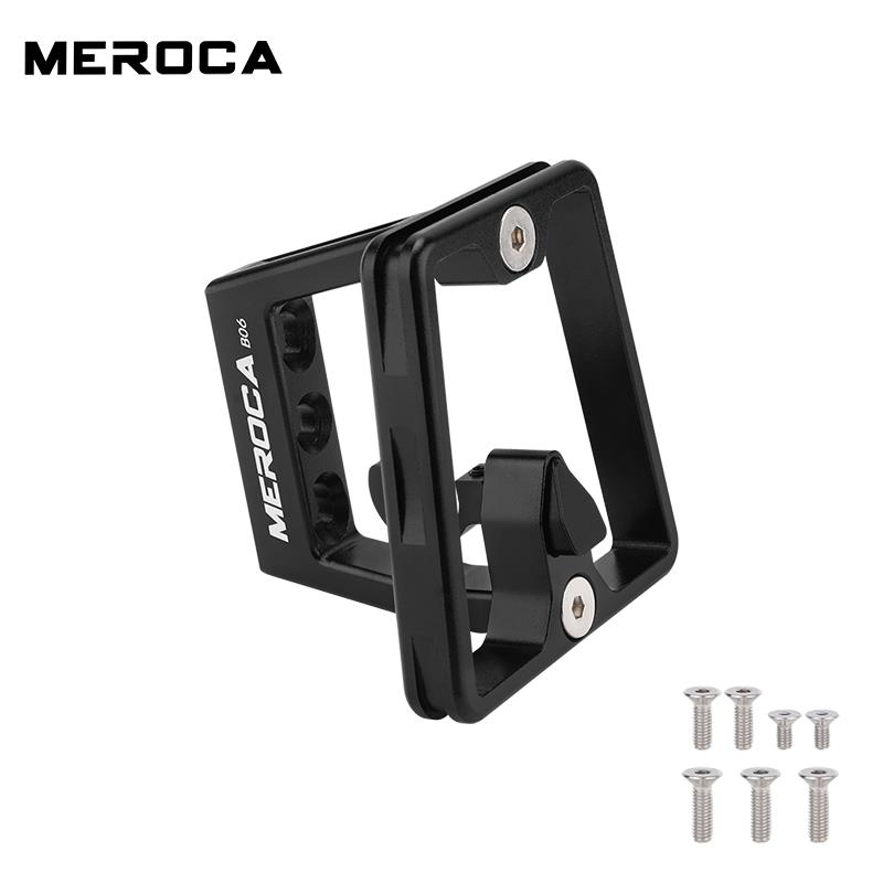 MEROCA小轮折叠车三孔猪鼻子货架大行D7/P10龙头改装前包安装支架图片