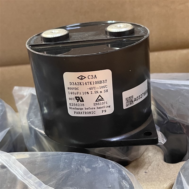 D3A2K147K10HB37 法拉 C3A 140UF 800V 逆变器直流支撑无极电容