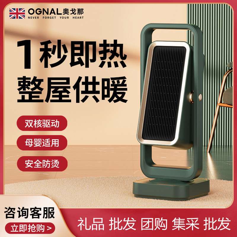奥戈那OGNAL暖风机取暖器 家用客厅卧室小型节能电暖器取暖器