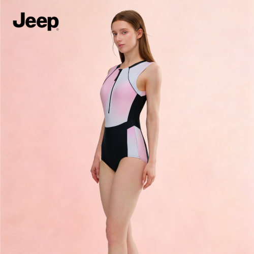 Jeep连体泳衣女款高级感2026新款
