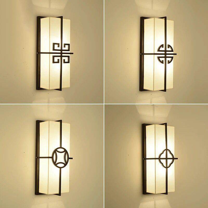 新中式壁灯客厅现代简约卧室床头过道楼梯酒店装饰电视背景墙壁灯