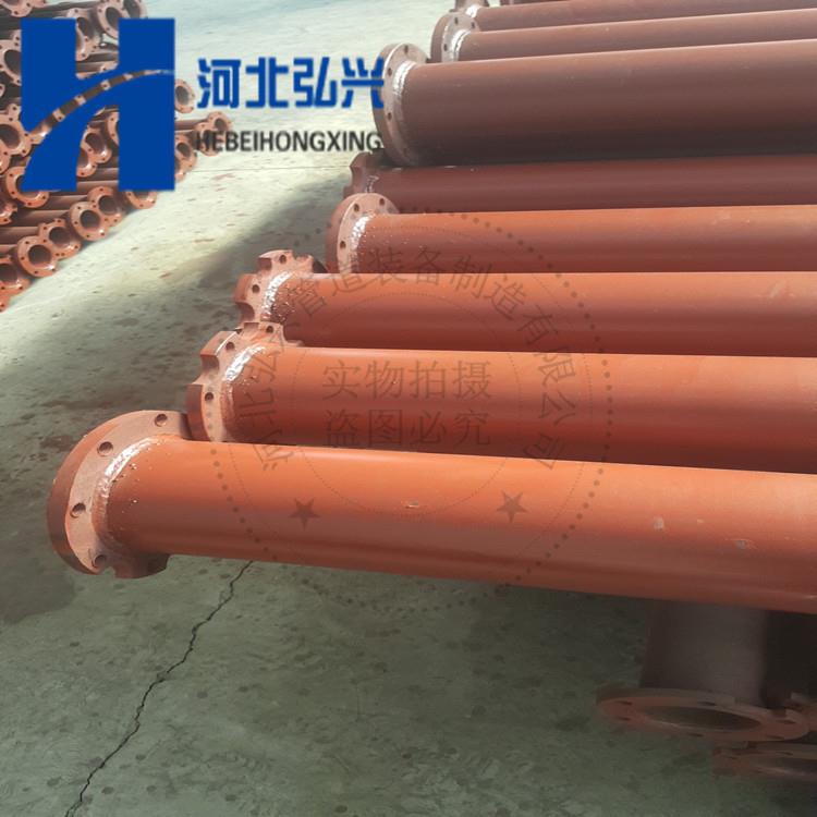 潜水泵管 DN125*6000*8孔泵管 农田灌溉水法兰泵管