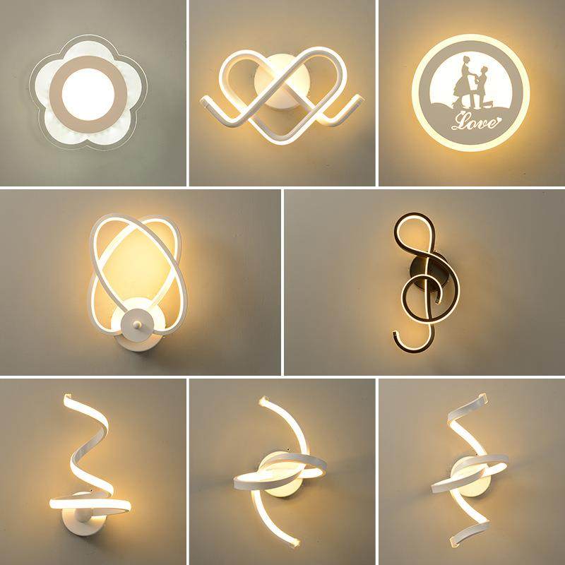 客厅氛围灯led壁灯床头灯壁灯 卧室创意简约过道阳台走廊灯