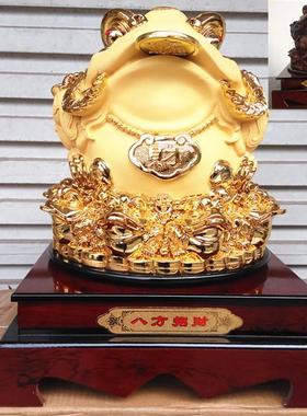 招财金蟾 三足蟾蜍 旺财貔貅 风水 树脂工艺品摆件 开业装饰礼品