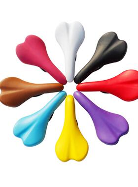 自行车坐垫鞍座车座座包彩色固齿死飞神车公路车竞技单车配件黑色