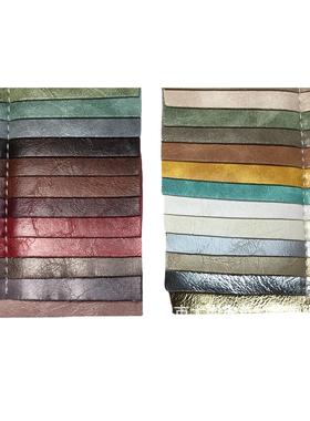 大尚DN462现货PVC双色套印油蜡皮人造皮革箱包手袋沙发面料