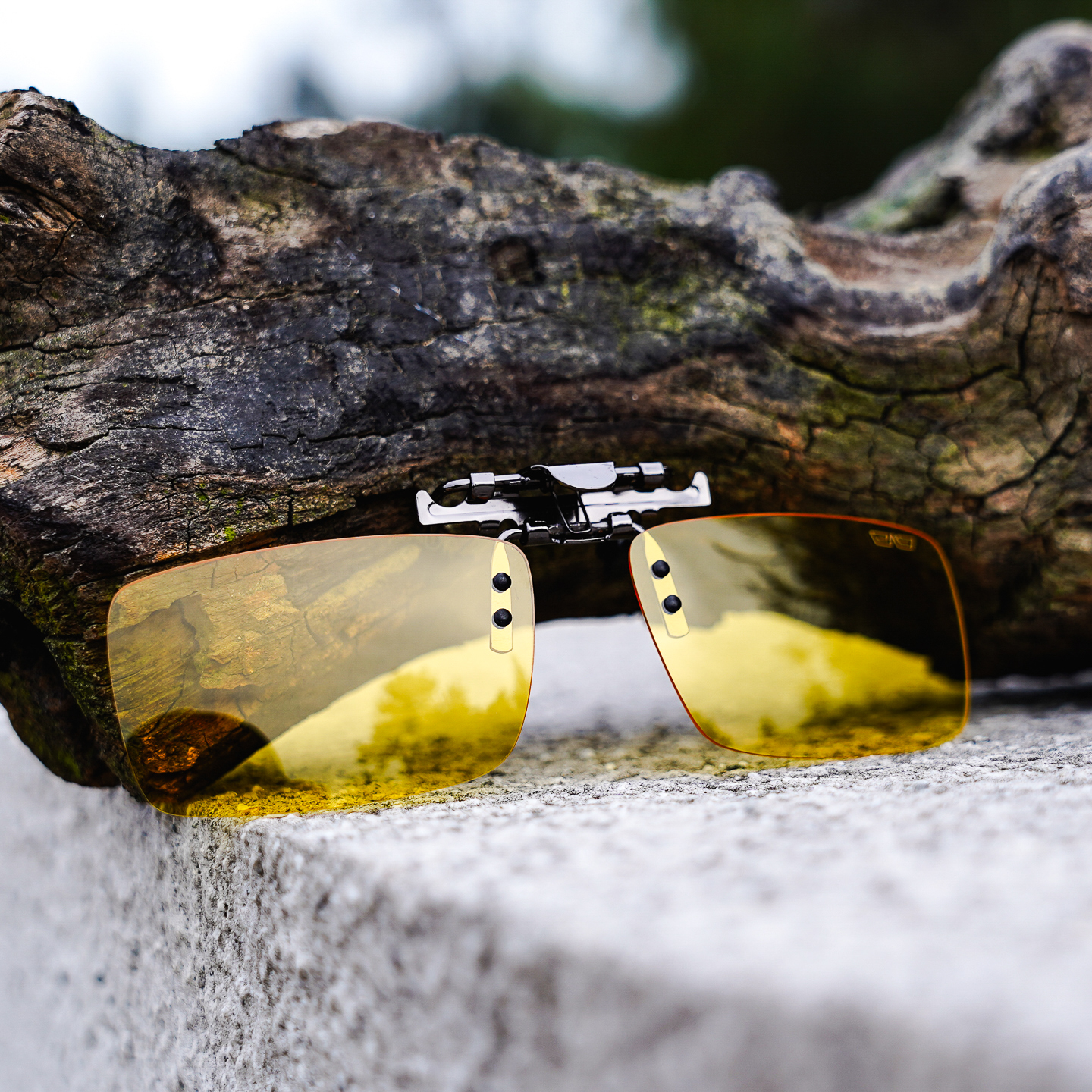 夜视眼镜夹片夜晚开车司机专用防眩光驾驶镜防远光灯偏光近视镜片