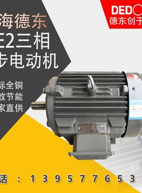 德东YE2-112三相异步电动机1.5KW-4KW立式卧式减速机380V铜芯马达