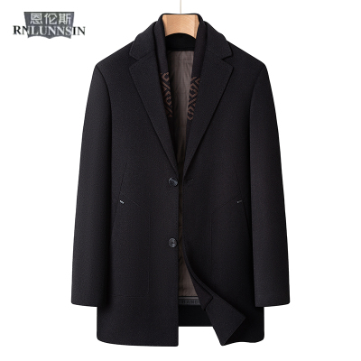 羊毛呢外套中长款鹅绒服内胆大衣