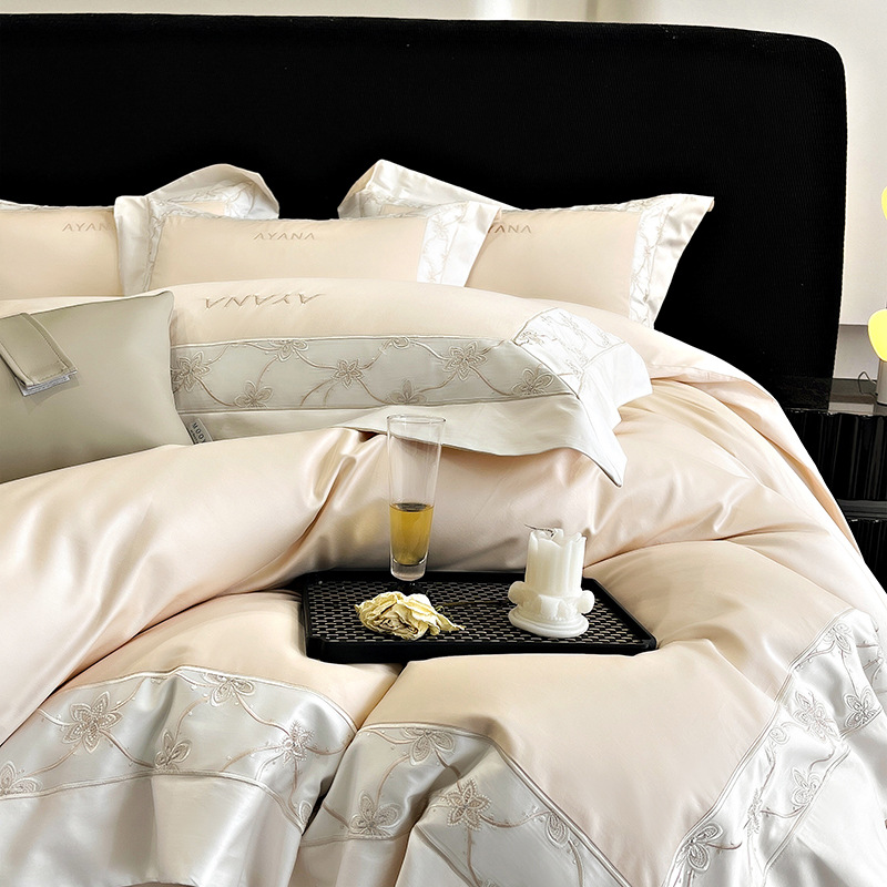 轻奢风A类120支纯棉四件套高端