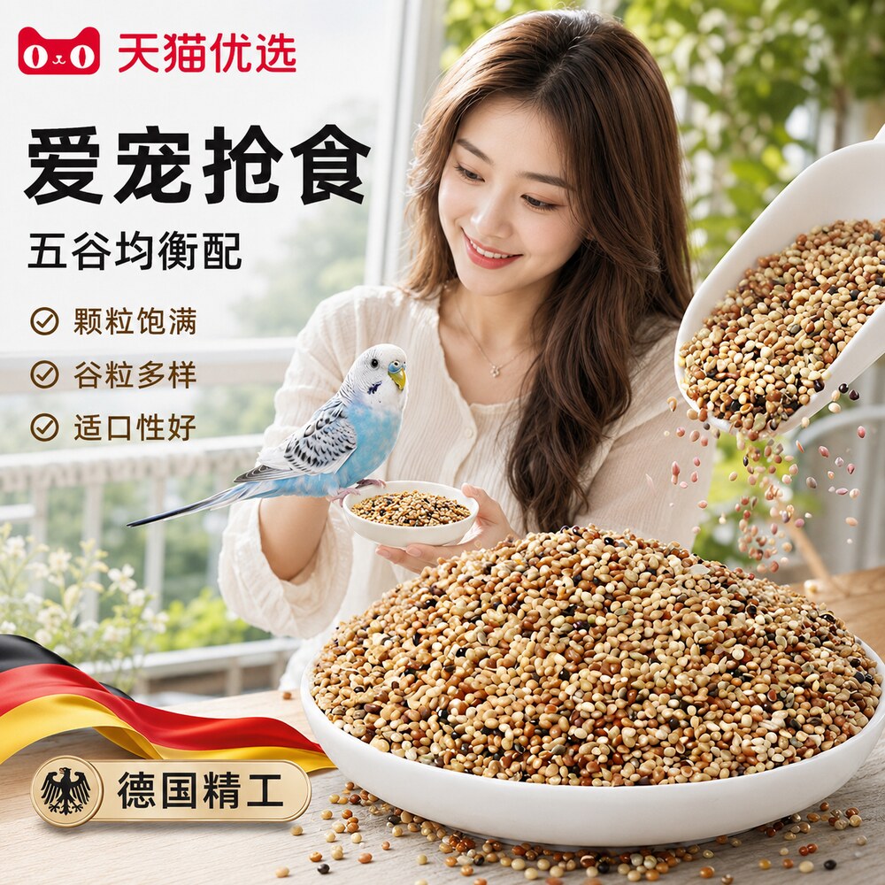 【央ma力荐】鹦鹉鸟食饲料