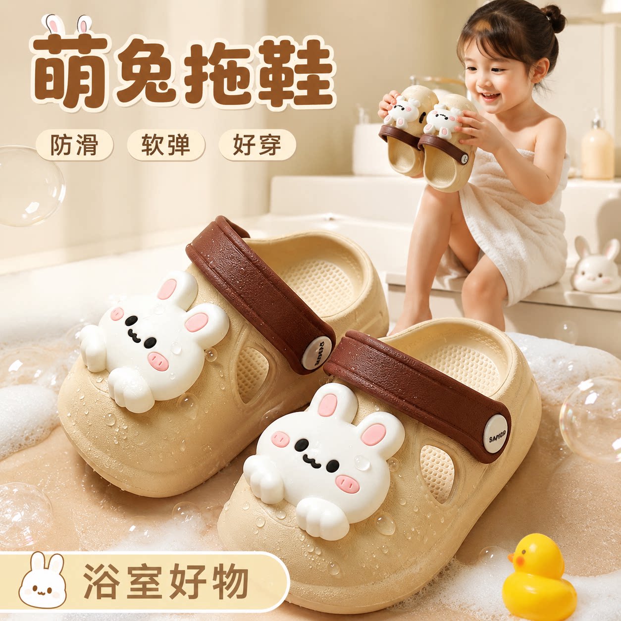 【央ma力荐】防滑洞洞凉鞋