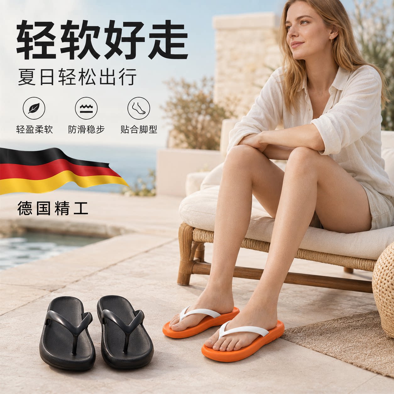 【央ma力荐】防滑软底拖鞋