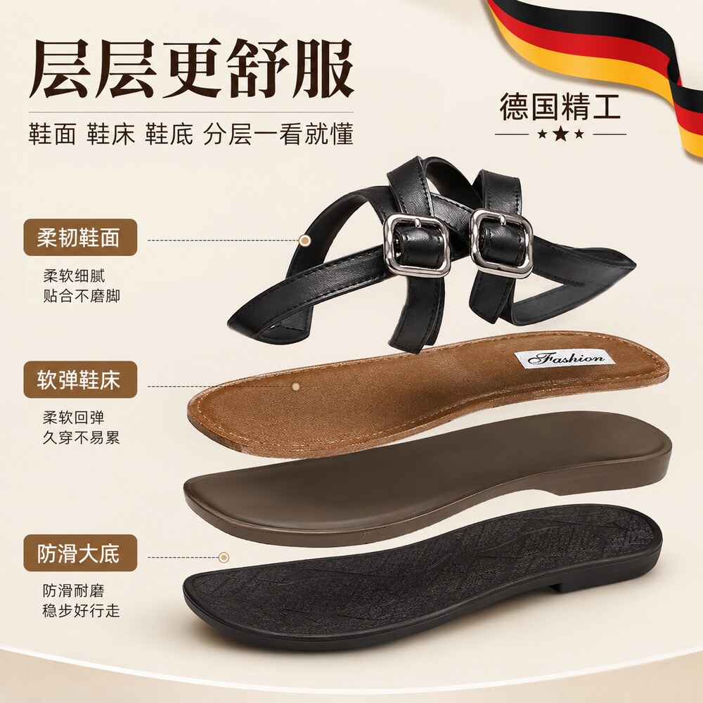【央ma力荐】防滑软底拖鞋