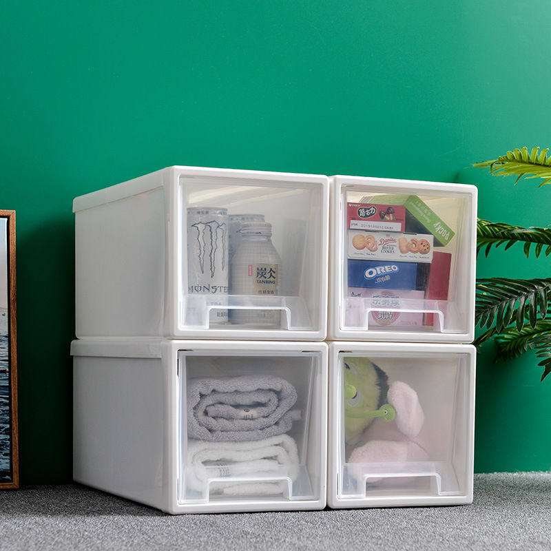 夹缝柜抽屉式收纳箱厨柜收纳盒桌面储物透明杂物整理箱衣柜储物盒,收纳整理,首饰盒,淘宝优惠券,粉丝福利购,淘宝优惠卷