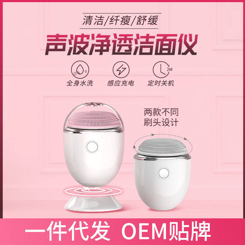 厂家声波洁面仪 家用电动充电式洗脸仪 洗脸神器洁面美容仪