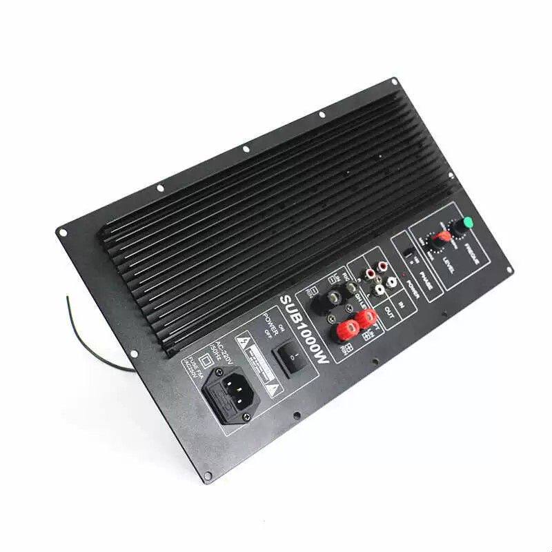 1000W重低音炮环牛功放板220V有源单声道功放板大功率A1943C5200