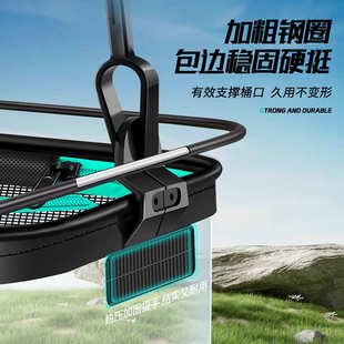 垂弦路亚活鱼桶透明折叠打水桶溪流马口小鱼活鱼箱野钓装鱼护桶